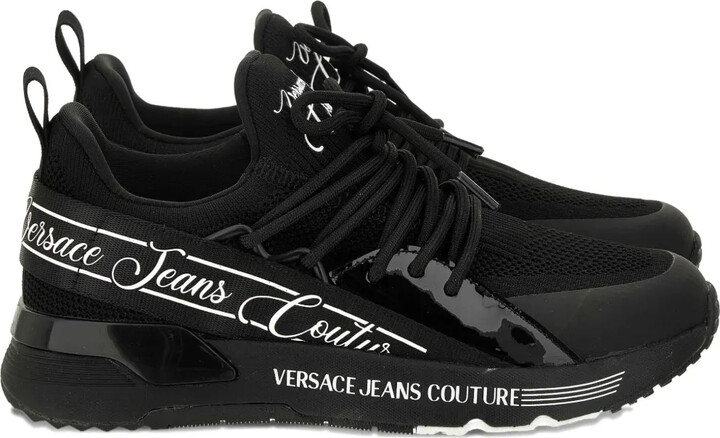 Versace Jeans Couture Logo-Detail Lace-Up Sneakers