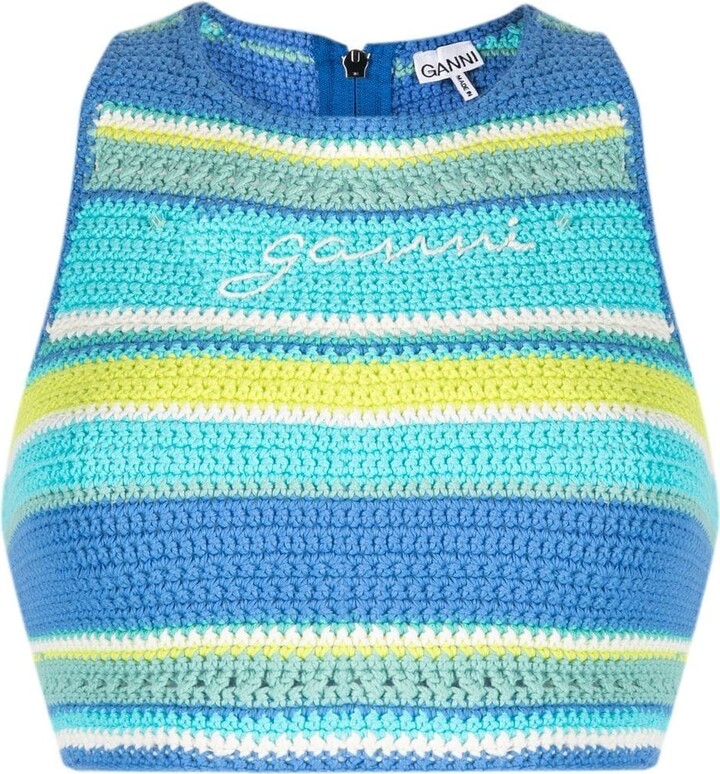 Ganni Crochet Top - ShopStyle