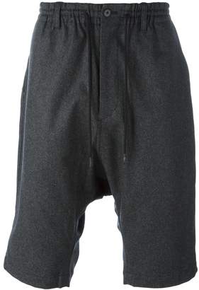 Y-3 drop-crotch shorts