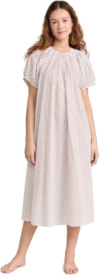 THE GREAT. The Smocked Sleep Dress