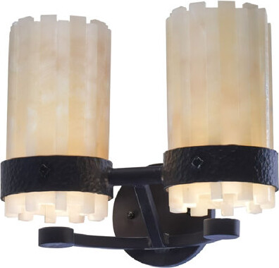 Ashore Lighting Magnus Wrought Iron Metal Armed Sconce