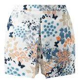 Thumbnail for your product : New Look Petite White Sateen Split Front Floral Print Skort