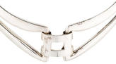 Thumbnail for your product : Hermes Silver Collar Necklace