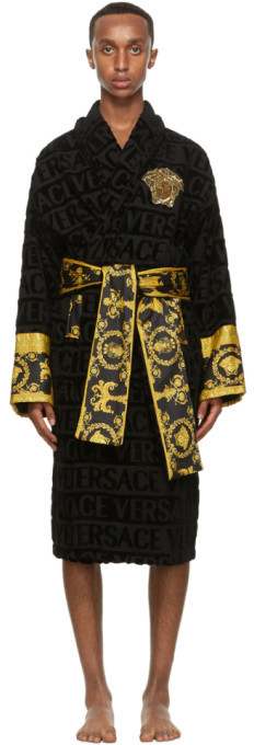 versace robe mens cheap