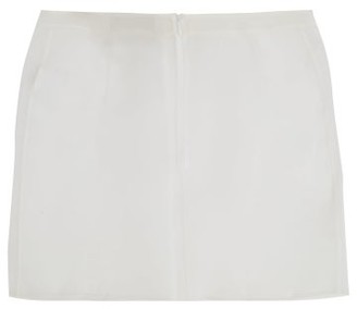 Ludovic de Saint Sernin Silk-organza Mini Skirt - White