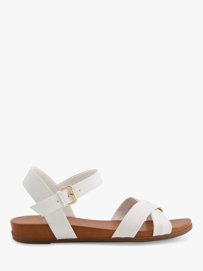 womens white strappy sandals