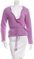 Thumbnail for your product : Calypso Cashmere Wrap Cardigan