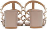 Thumbnail for your product : Valentino Garavani Pink Rockstud Cage Sandals