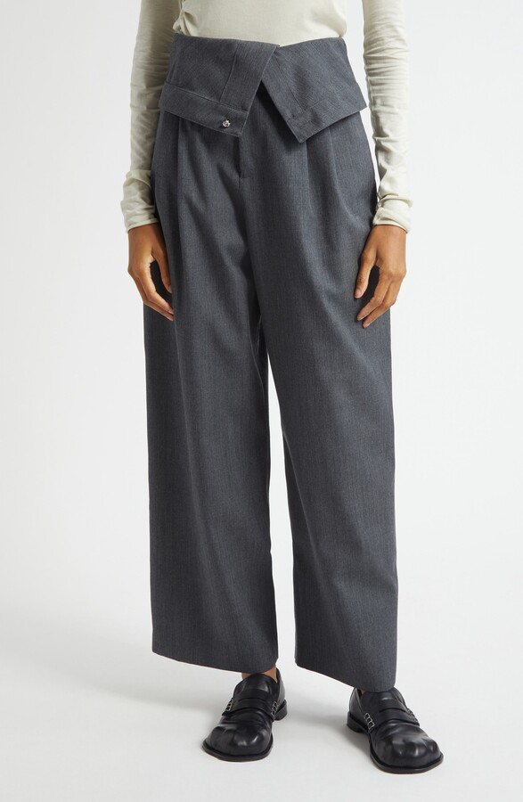 J.W.Anderson Foldover Wool Trousers