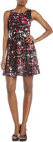Thumbnail for your product : Necessary Objects Abstract Print Fit & Flare Dress