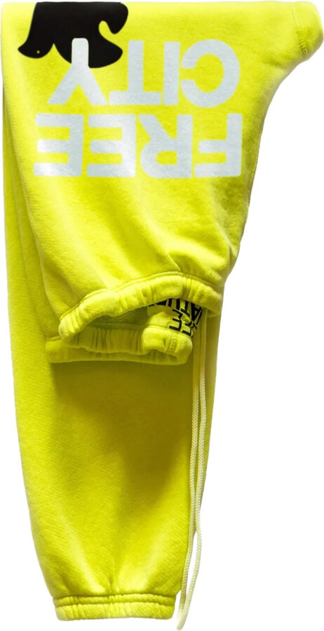 Freecity Drawstring Print Track-Pants