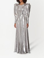 Thumbnail for your product : Carolina Herrera Sequin-Embellished Puff Sleeve Gown