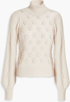 Thumbnail for your product : Autumn Cashmere Crochet-knit turtleneck sweater