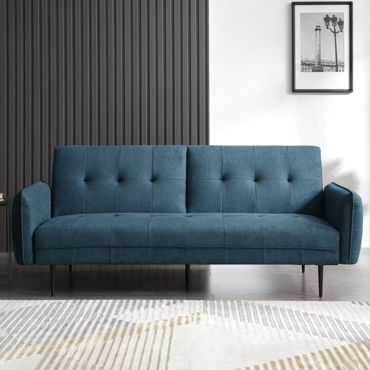 Dunelm Myles Sofa Bed Blue ShopStyle