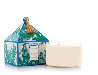 Seda France Hyacinth Classic Toile 3-Wick Ceramic Candle