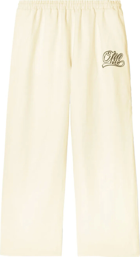 Off-White Logo-Print Trousers