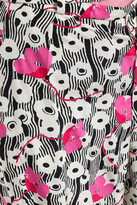 Thumbnail for your product : Valentino Floral-print Silk Crepe De Chine Straight-leg Pants