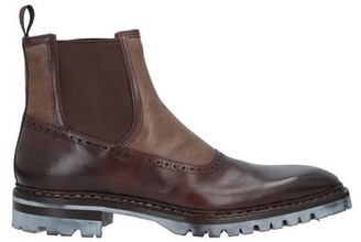 santoni shearling boots