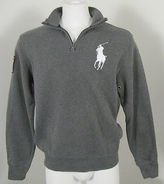 Thumbnail for your product : Polo Ralph Lauren NEW! Big Pony Jersey Type Zip Neck Sweatshirt !  4 Colors