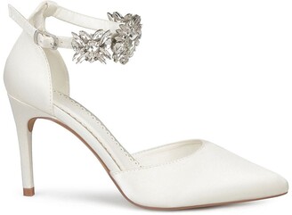 Journee Collection Loxley Embellished Ankle Strap D'Orsay Pump