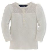 Thumbnail for your product : Ralph Lauren CHILDRENSWEAR Baby Girls Cotton Henley Shirt