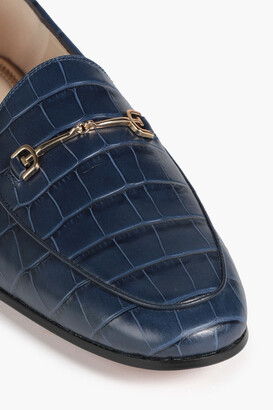Sam Edelman Loraine croc-effect leather loafers