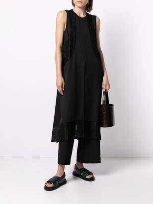 Muller of Yoshio Kubo Stem sleeveless panelled dress