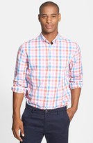 Thumbnail for your product : Bonobos 'Red Pacific' Standard Fit Tattersall Sport Shirt