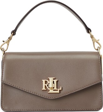 Shop Ralph Lauren A4 2WAY Plain Leather Logo Handbags by KAORUSHOP
