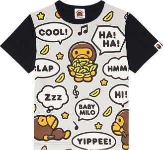 Bape Kids Baby Milo® cotton-blend T-shirt