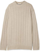 Thumbnail for your product : The Row Lilla Ribbed Cashmere Sweater - Beige