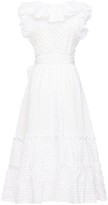 Thumbnail for your product : Temperley London Ruffled Gingham Midi Dress