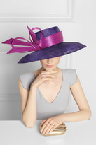 Thumbnail for your product : Philip Treacy Wide-brim sinamay and buntal hat
