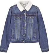 Thumbnail for your product : Kenzo Teddy Lined Denim Jacket