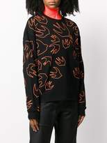 Thumbnail for your product : McQ Swallow embroidered sweatshirt