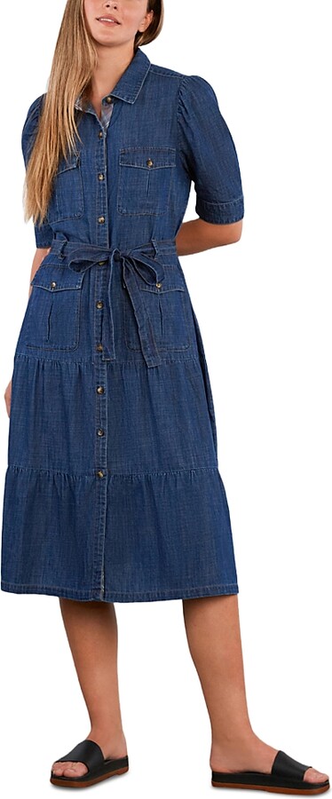 BILLY T Dreamer Belted Shirtdress