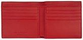 Thumbnail for your product : Alexander McQueen Black and Red Logo Bifold Wallet