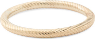 TJMAXX 14Kt Gold Diamond Cut Band Ring, Diamond/Gold