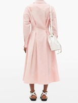 Thumbnail for your product : SSŌNE Ssone - Balance Pleated Cotton-poplin Midi Shirt Dress - Light Pink