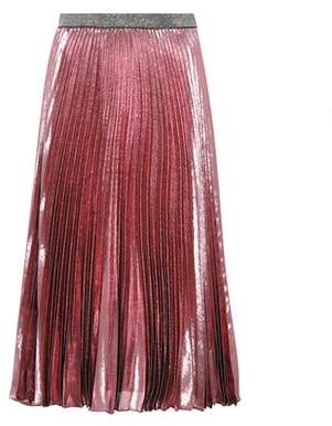 Christopher Kane Pleated silk-blend skirt