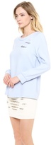 Thumbnail for your product : Jay Ahr Crystal Slashed Sweatshirt