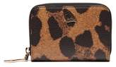 Thumbnail for your product : Christian Louboutin Panettone Leopard Print Leather Coin Purse - Womens - Leopard
