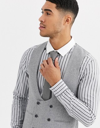 Gianni Feraud Winter Wedding Slim Fit Tweed Wool Blend Suit Waistcoat