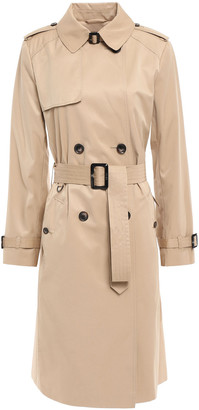 DKNY Belted Cotton-blend Gabardine Trench Coat