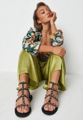 missguided studded gladiator sandals