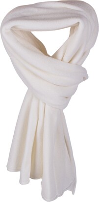 Love Cashmere Women's 100% Cashmere Wrap Scarf - Navy Blue - hand made in  Scotland at  Women's Clothing store