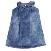 Thumbnail for your product : MonnaLisa Denim Dress With Embroidery And Applications