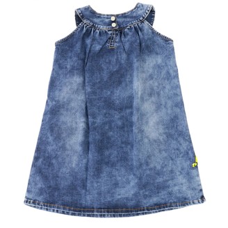 MonnaLisa Denim Dress With Embroidery And Applications