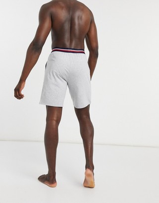 Lacoste shorts with coloured waistband in grey