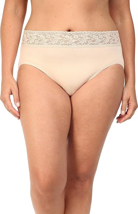 Hanky Panky Plus Size SUPIMA(r) Cotton French Brief (Chai) Women's Underwear  - ShopStyle